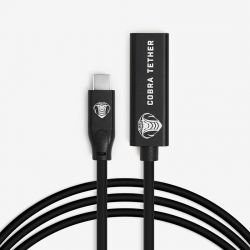 USB-C / USB-C Femelle - 5m - Noir